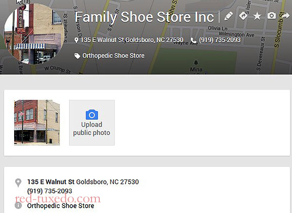 Family Shoe Store's Places page. Downtown Goldsboro, NC.