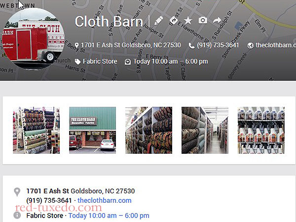 Cloth Barn's new store, Ash Street, Goldsboro. Best fabric selection east of High Point.