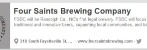 Four Saints Brewing Company, Asheboro, NC